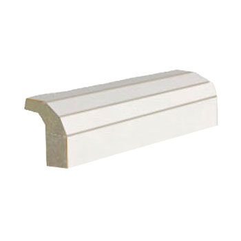 Mosaic House Moroccan tile MJD Mosaic Flat Bullnose K 26 Polar White  solid zellige, mosaic, zellij, bullnose, trim, glaze 